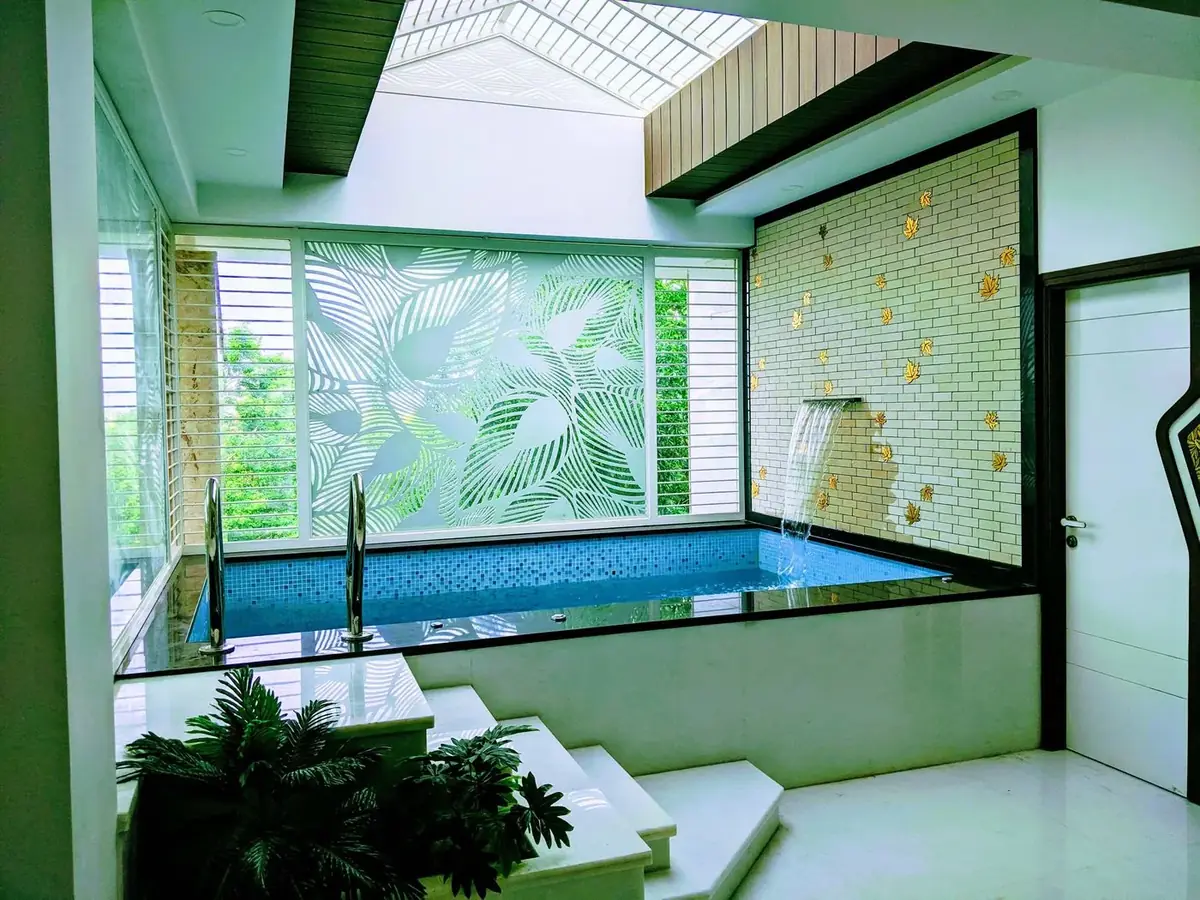 Indoor residential pool at Vishwakarma Residence, Bangalore